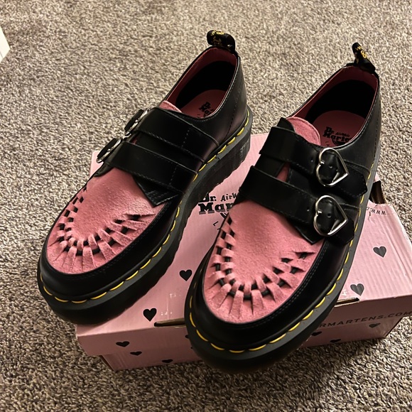 Dr. Martens Shoes Dr Martens X Lazy Oaf Pink Creepers Poshmark